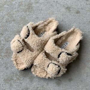 Papillio By Birkenstock Arizona Big Buckle Shearling Platform Sandal